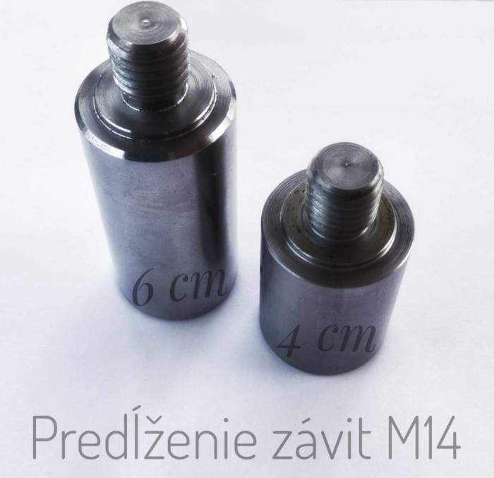 Prelungirea axului polizor- M 14 / M 14, Prelungirea alege tipul 4 cm