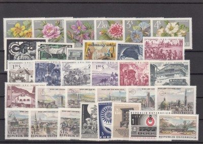 C5661 - Austria 1964 - anul complet,timbre nestampilate MNH foto