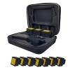 Pistol Taser Electrosoc 80kV, Autoaparare, +10 Rezerve, Toc Inclus, Distanta 5m, Negru