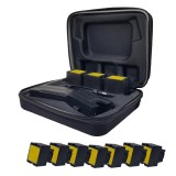 Pistol Taser Electrosoc 80kV, Autoaparare, +10 Rezerve, Toc Inclus, Distanta 5m, Negru