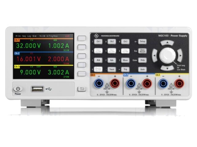 Alimentator de laborator programabil multicanal ROHDE &amp; SCHWARZ 3657.2413.02