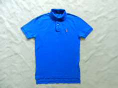 Tricou Polo Ralph Lauren. Marime XS: 46.5 cm bust, 63 cm lungime etc.; ca nou foto