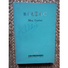 HONORE DE BALZAC - MOS GORIOT