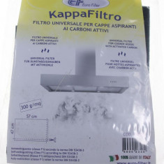 FILTRU CARBON ACTIV 300G/M² UNIVERSAL 47X57, DIMENSIONABIL pentru aspirator EUROFILTER