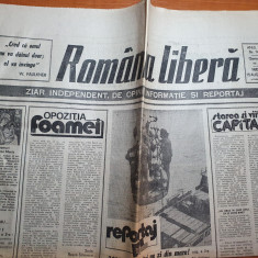 romania libera 15 august 1990-festivalul filmului costinesti,privatizarea