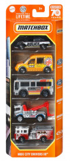 MATCHBOX SET 5 MASINUTE METALICE MBX CITY DRIVERS III SCARA 1:64 SuperHeroes ToysZone foto