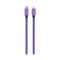 Cablu Date si Incarcare USB Type-C la Lightning Goui Fashion, 1 m, Mov G-FASHIONC94P