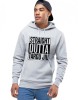 Hanorac Barbati Gri - Straight Outta Targu Jiu - 2XL, THEICONIC