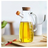 Sticla pentru Ulei si Otet, 700 ml, capac din bambus