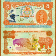 !!! SOUTH AUSTRALIA (AUSTRALIA) = FANTASY NOTE = 1 DOLAR 2021 - UNC