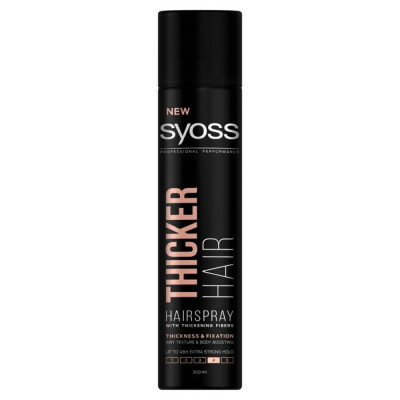 Fixativ Syoss Thicker Hair, Efect de Indesire, 300 ml, Nivel de Fixare 4, Fixativ Par, Fixativ pentru Par, Spray Fixativ, Spray Fixativ Par, Fixativ P foto