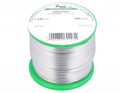 S&amp;acirc;rmă de lipit fără plumb 2mm 500g foto