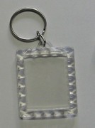 Breloc foto personalizat dreptunghi rama foto