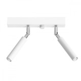 Lampă De Tavan Eyetech Alb Aluminiu 2 Becuri Tub Modern De Interior