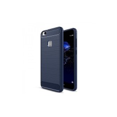 Husa Carbon Fiber Huawei P30, ELE-L29 Albastra