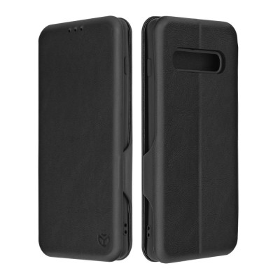 Husa pentru Samsung Galaxy S10 Plus Techsuit Safe Wallet Plus, Black foto