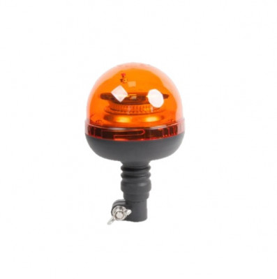 Girofar auto Automax 12V/ 24V, orange cu bec LED, fixare pe suport, 45 Led-uri, R10,R65 foto