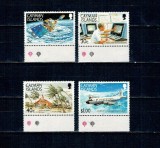 Insulele Cayman 1991 - Meteorologie, uragane, avion, serie neuzata