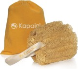 Burete de baie egiptean cu luffa, 15 x 13 x 1 cm