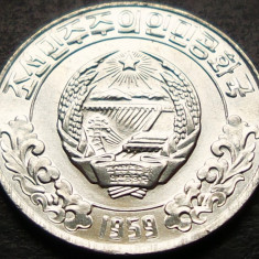 Moneda exotica 10 CHON - COREEA de NORD, anul 1959 * cod 3810