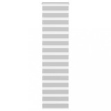 vidaXL Jaluzea tip zebra gri deschis lățime țesătură 55,9 cm poliester