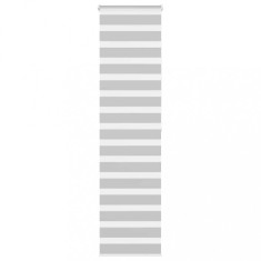 vidaXL Jaluzea tip zebra gri deschis lățime țesătură 55,9 cm poliester 4014461