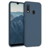 Husa pentru Samsung Galaxy A20e, Silicon, Albastru, 48738.202, Carcasa, Kwmobile