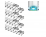 Cumpara ieftin Profil din aluminiu pentru banda LED 8 x 1 m - RESIGILAT