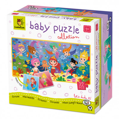 Baby Puzzle - Sirene, Ludattica, 2 - 5 ani foto