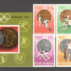 Romania.1972 Medalii olimpice MUNCHEN DR.319