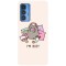 Husa compatibila cu Motorola G20 model I&amp;#039;m busy, Silicon, TPU, Viceversa