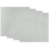 Set 4 Folii de Protectie, reutilizabile, pentru Plita si Aragazul pe gaz, 27 x 27 cm, argintiu
