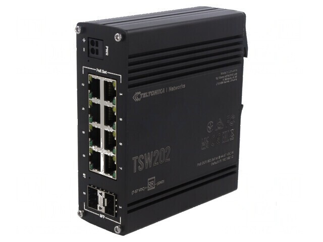 Switch PoE Ethernet administrabil 10 porturi