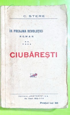 D603-C. Stere-In preajma Revolutiei Ciubaresti 1930 semnat Ing. A. B. volum 6/6. foto