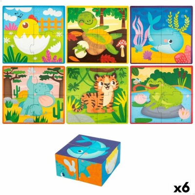 Puzzle 3D Lisciani Giochi 22 x 23 x 1 cm animale 4 Piese (6 Unități) foto