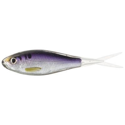 Shad Live Target Skip Shad Soft Jerkbait, Silver / Purple, 11cm, 4buc/pac foto