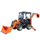 Buldoexcavator 3,5T, motor diesel 36.8kW, 2400RPM, 5600x1680x2730mm