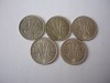 3 THREE PENCE 1955 ; 1957 ; 1959 ; 1960 ; 1961 . LOT ARGINT, Australia si Oceania