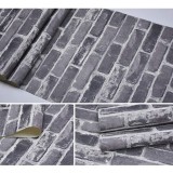 Tapet Kyrilali, PVC, gri, 44 x 300 cm