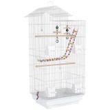 PawHut Colivie pentru Perusi, Canari, Papagali cu Accesorii, Jucării și Tavă | Aosom Romania