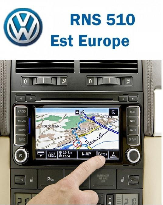 VW Dvd Harti GPS Navigatie Volkswagen RNS 510 VW Passat Tiguan GPS EUROPA  2022 | Okazii.ro