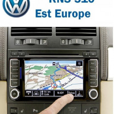 VW Dvd Harti GPS Navigatie Volkswagen RNS 510 VW Passat Tiguan GPS EUROPA 2022