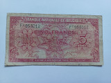 Belgia- 5 franci ,francs 1943
