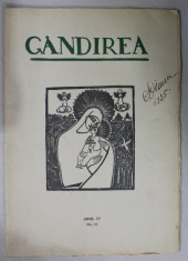 GANDIREA , REVISTA , ANUL IV , NR. 10 , 1 MARTIE , 1925 foto