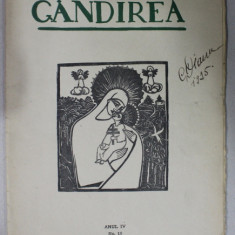 GANDIREA , REVISTA , ANUL IV , NR. 10 , 1 MARTIE , 1925