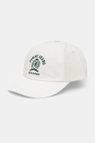 Tommy Jeans șapcă de baseball din bumbac bărbați, culoarea alb, cu imprimeu, AM0AM13286