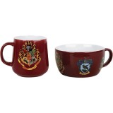 Set Mic Dejun Harry Potter Cana + Bol - Crests