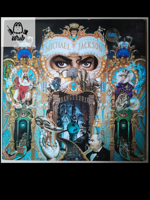 Michael Jackson Dangerous LP 2vinyl/ vinil EPIC 1991 stare excelenta NM