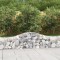 vidaXL Coșuri gabion arcuite 6 buc, 200x30x40/60 cm, fier galvanizat
