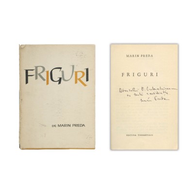 Marin Preda, Friguri, 1963, cu dedicație pentru O. Crohmălniceanu - D foto